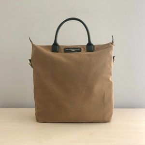 WANT Les Essentiels Canvas Leather-Trimmed Tote Bag